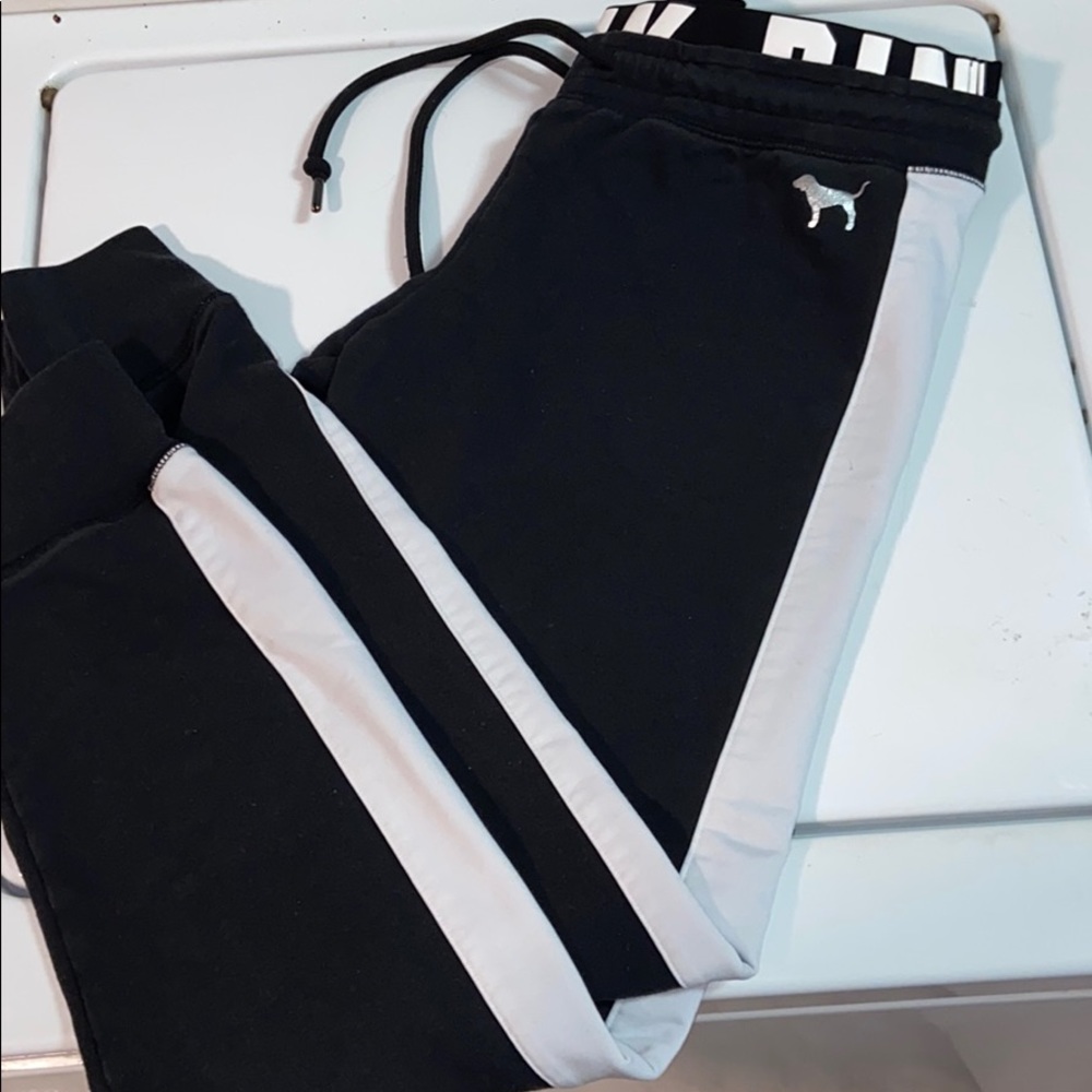 VS PINK Black Joggers